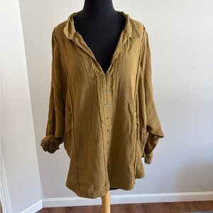 Free People One and Only Button down Shirt